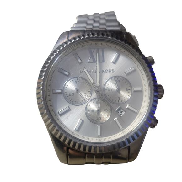 Michael Kors Men Lexington Watch Model MK-8405 Original Band New Battery Classic - Picture 9 of 9